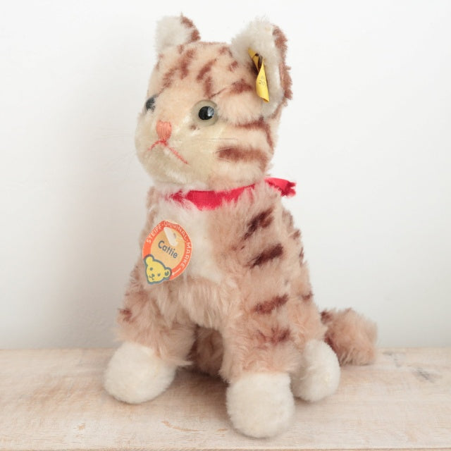 アンティーク シュタイフ ネコ Steiff Cattie 18cm