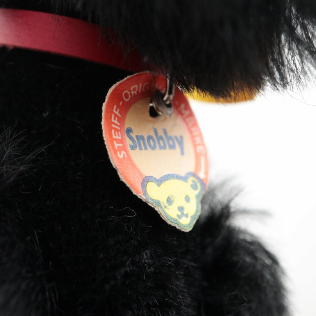 アンティーク シュタイフ プードル ブラック Steiff Snobby 14cm
