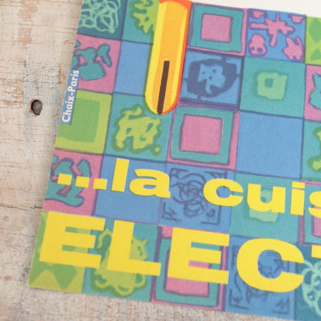 ルフォール・オプノ ビンテージ ミニポスター  Lefor Openo je cuIsine a l'ELECTRICITE