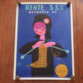 ルフォール・オプノ ビンテージポスター Lefor Openo RENTE 3.5%