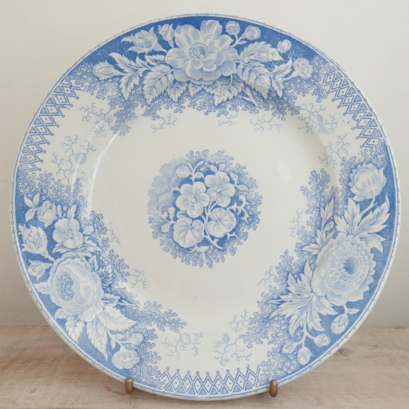 アンティーク プレート JARDINIERE 皿 フランス サルグミンヌ製 U&C SARREGUEMINES