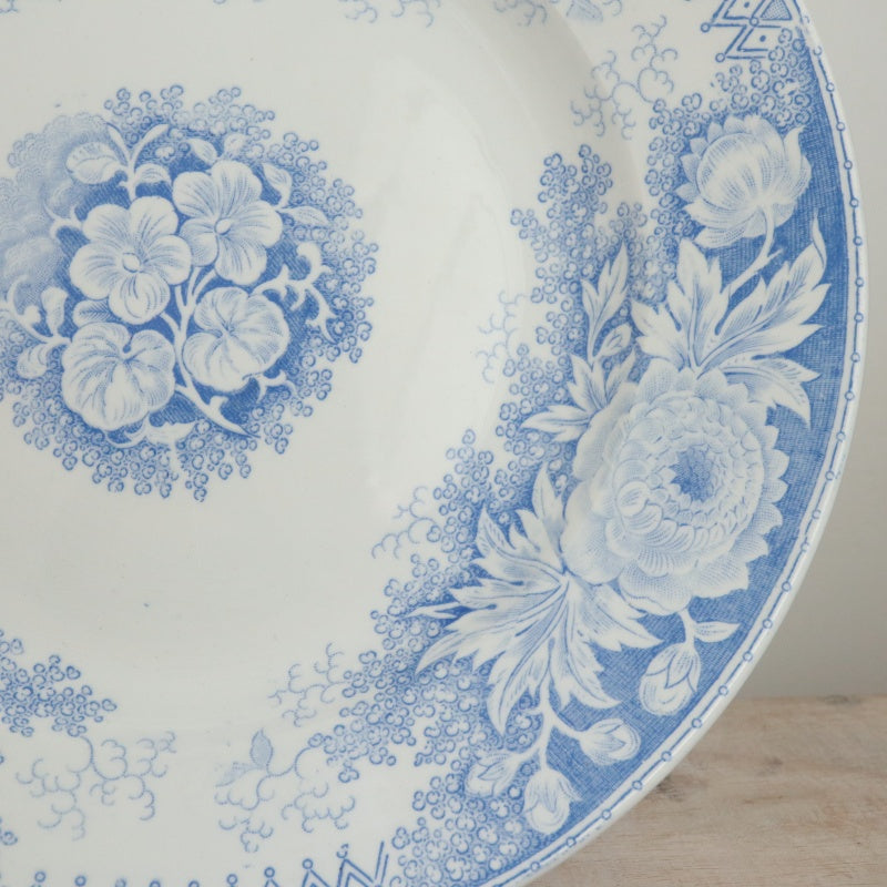 アンティーク プレート JARDINIERE 皿 フランス サルグミンヌ製 U&C SARREGUEMINES