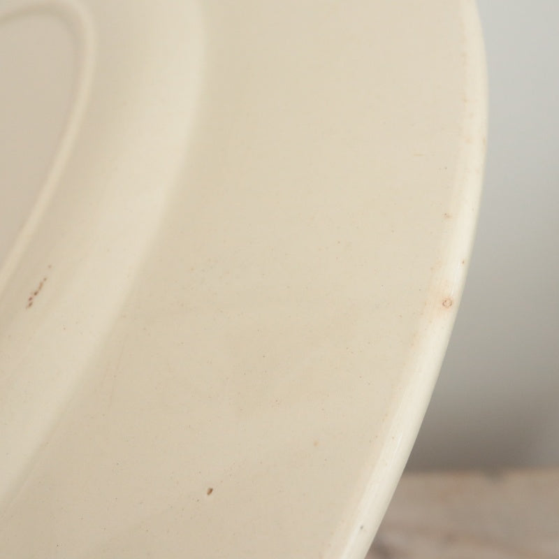 アンティーク プレート 大皿 CHARDONNERET フランス クレイユモントロー製 Creil Montereau