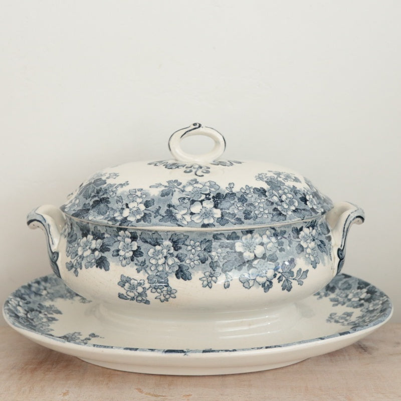 アンティーク ソーシエール RECAMIER フランス サルグミンヌ製 U&C SARREGUEMINES & DIGOIN
