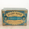 アンティーク缶 ネコ ラングドシャ MAISON MATHE
