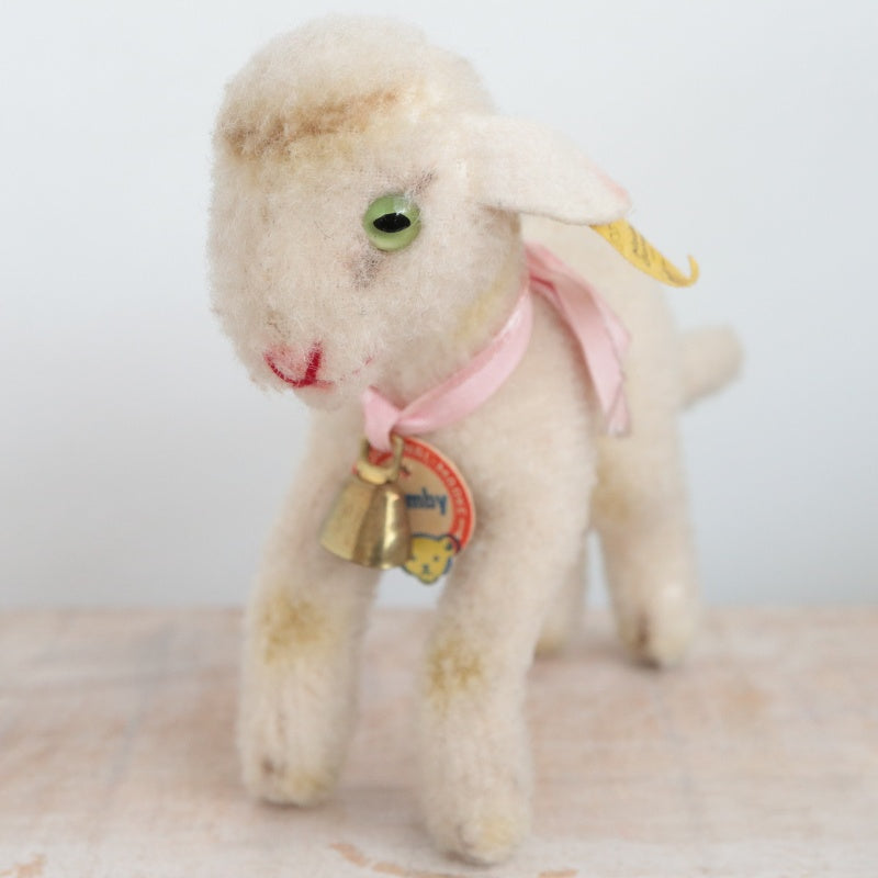 アンティーク シュタイフ ヒツジ Steiff Lamby 10cm