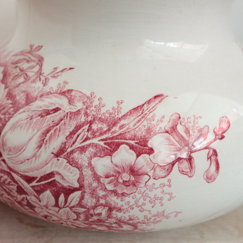 アンティーク ピシェ JARDINIERE フランス ロンウィー製 LONGWY