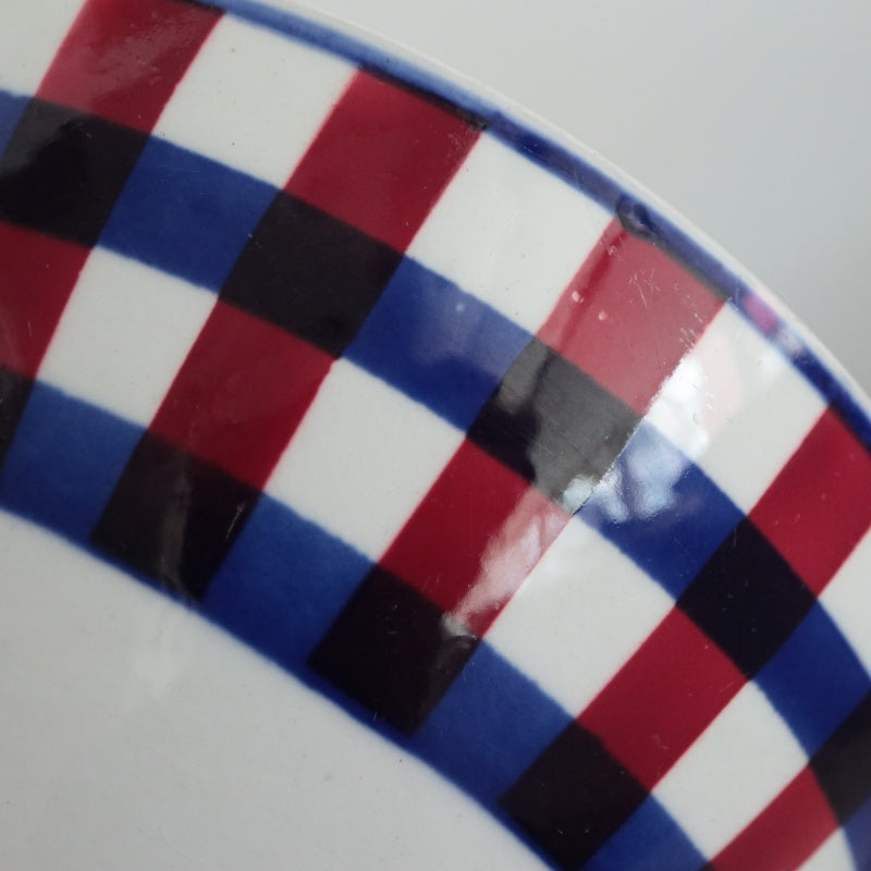 アンティーク カフェオレボウル バスク THIAUCOURT フランス サルグミンヌ製 Sarreguemines