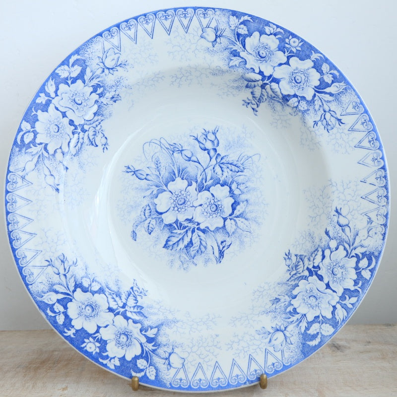 アンティークプレート EGLANTINES 皿 フランス リュネヴィル製 KG Luneville