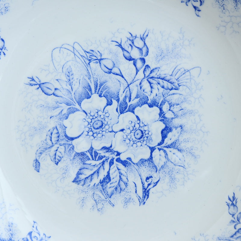 アンティークプレート EGLANTINES 皿 フランス リュネヴィル製 KG Luneville