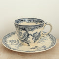 アンティーク コーヒーカップ＆ソーサー フォンタンジュ フランス サルグミンヌ製 FONTANGES U&C SARREGUEMINES