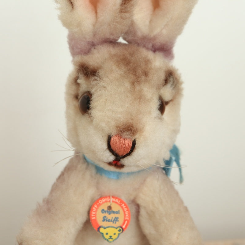 アンティーク シュタイフ ウサギ Steiff Dralon Rabbit 17cm