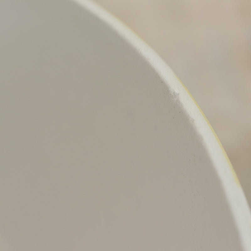 アンティーク プチ カフェオレボウル イエロー ウロコ Moulin des Loups製