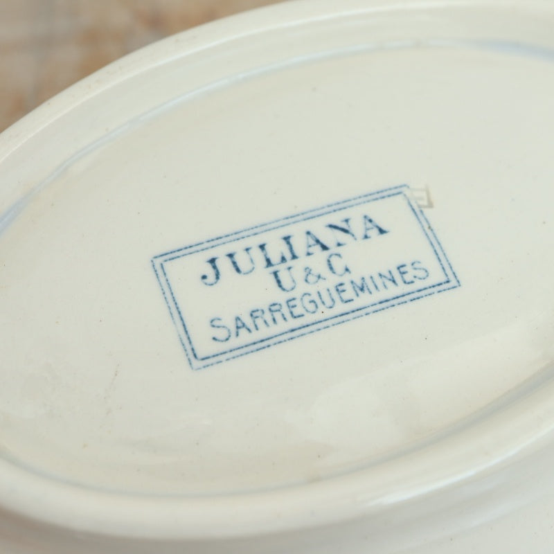 アンティーク ラヴィエ JULIANA フランス サルグミンヌ製 U&C SARREGUEMINES