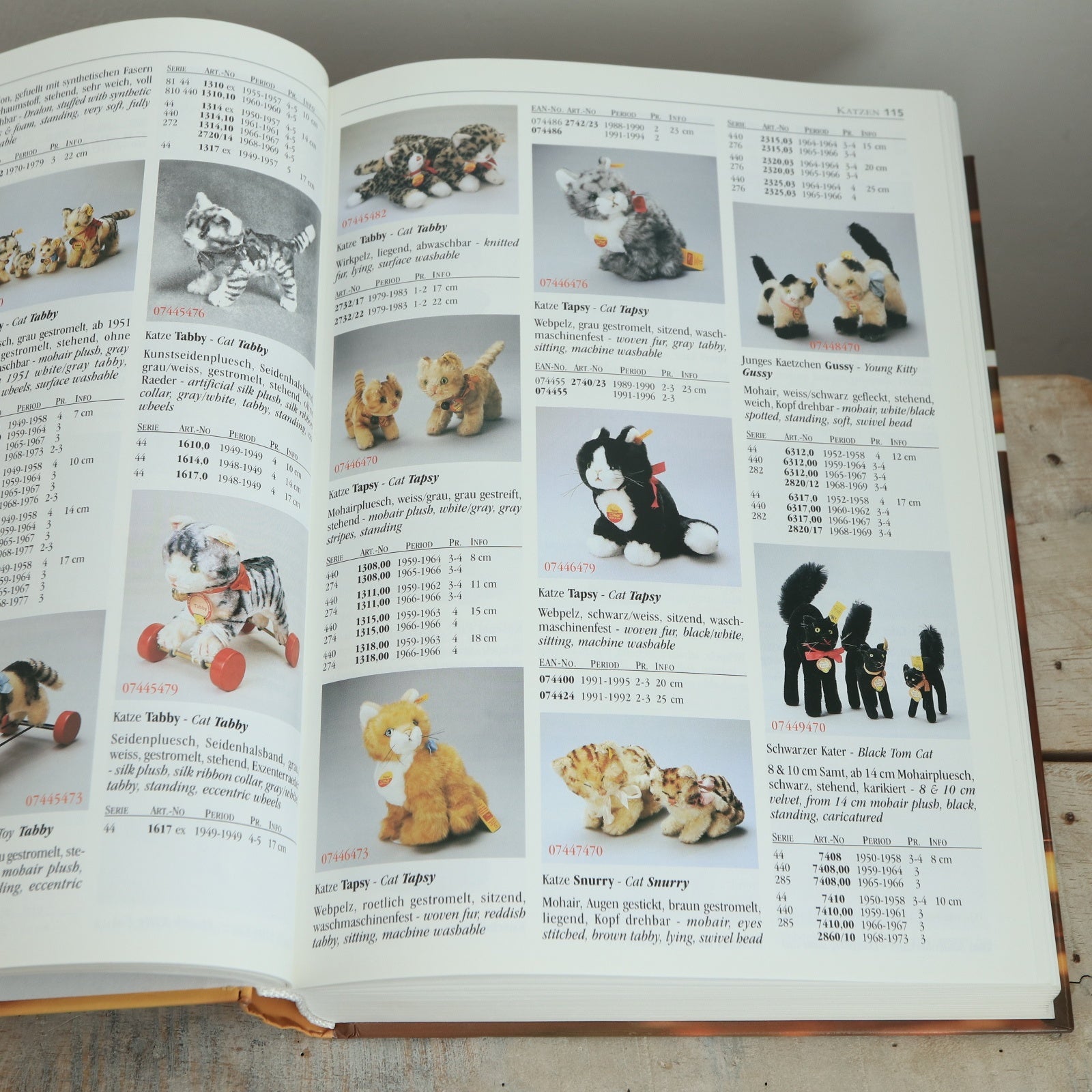 シュタイフ カタログ STEIFF SORTIMENT 1947-2003 – アンティーク雑貨
