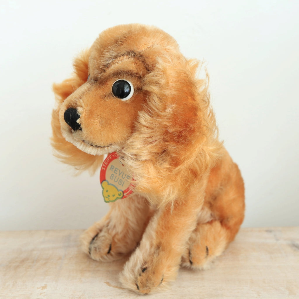アンティーク シュタイフ コッカースパニエル Steiff Susi 17cm