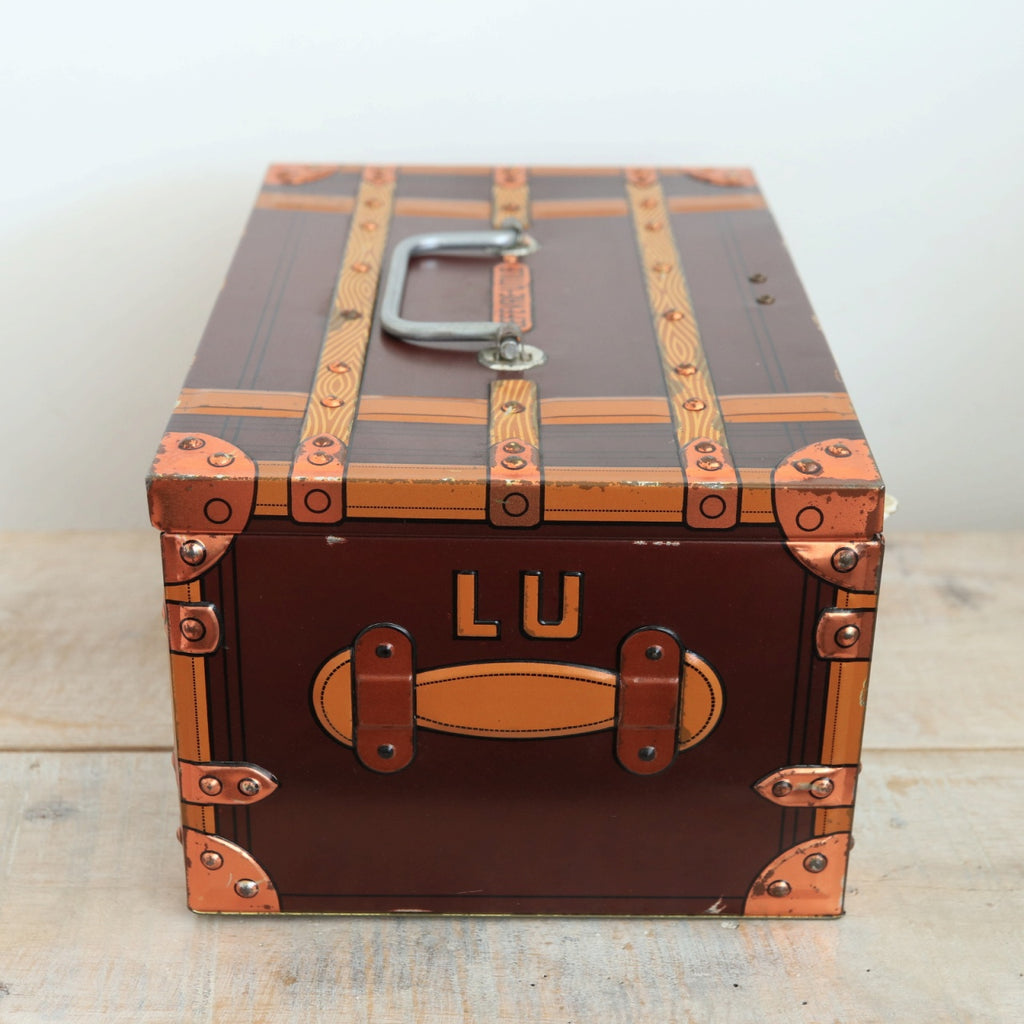 LU ビスケット ビンテージ トランク 缶 LEFEVRE-UTILE