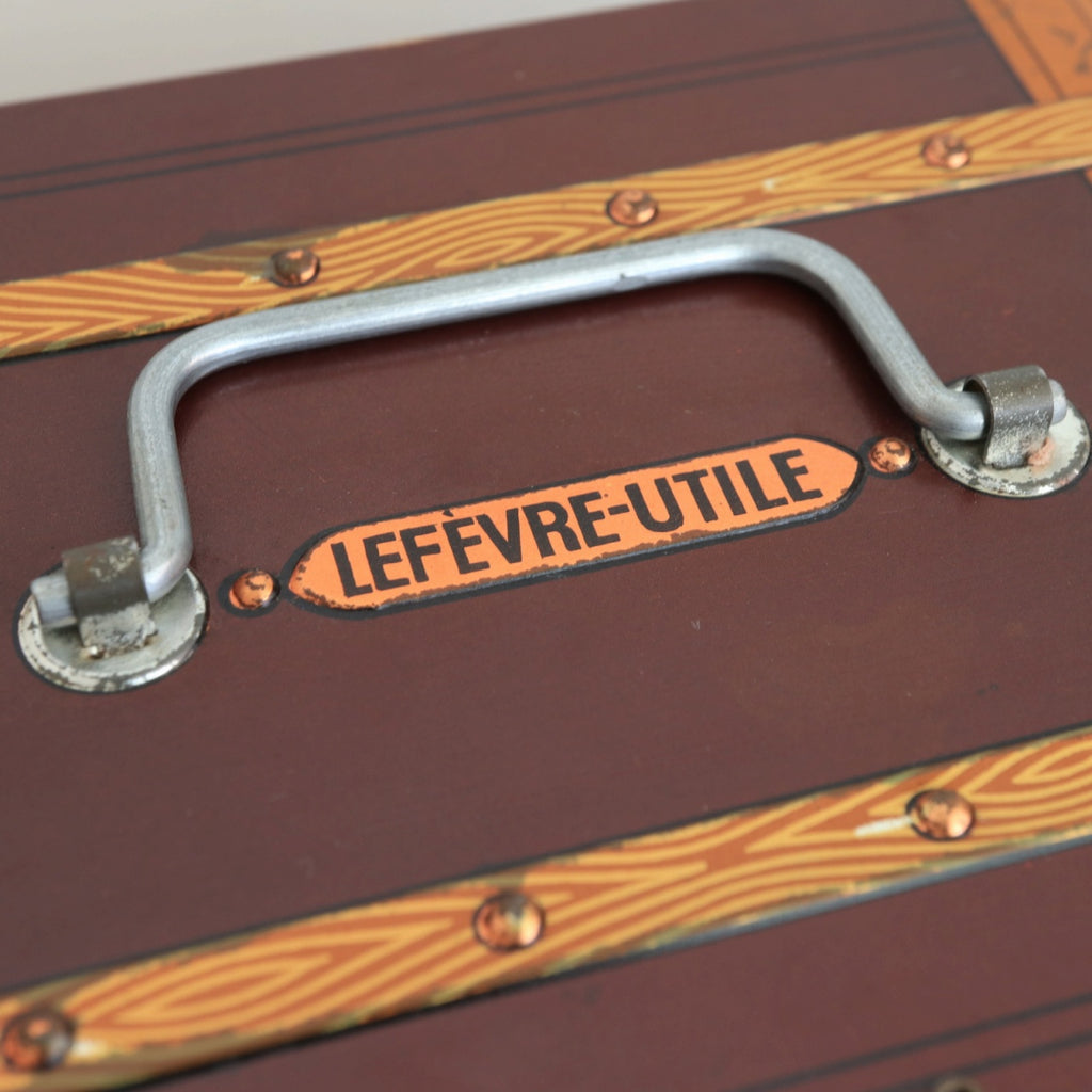 LU ビスケット ビンテージ トランク 缶 LEFEVRE-UTILE
