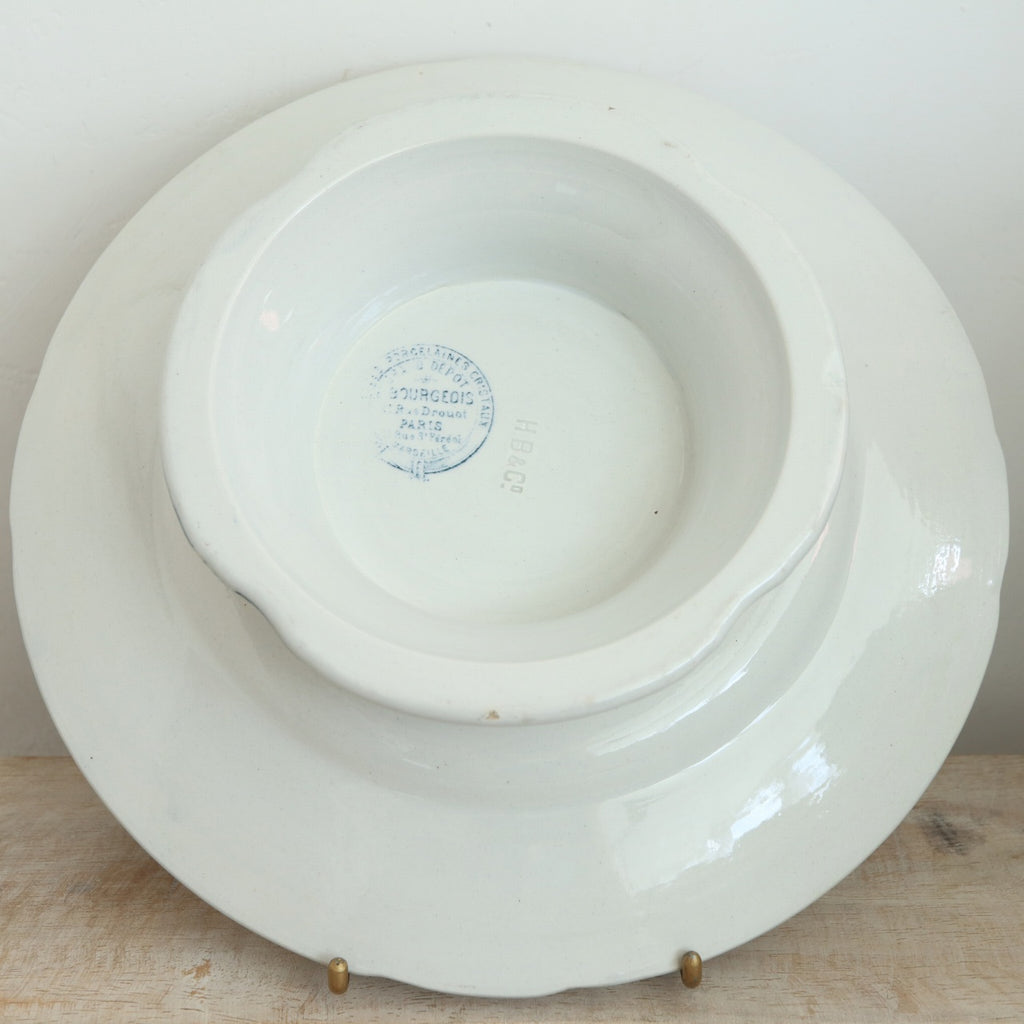 アンティーク コンポティエ VILLARS フランス ショワジールロワ製 CHOISY LE ROI