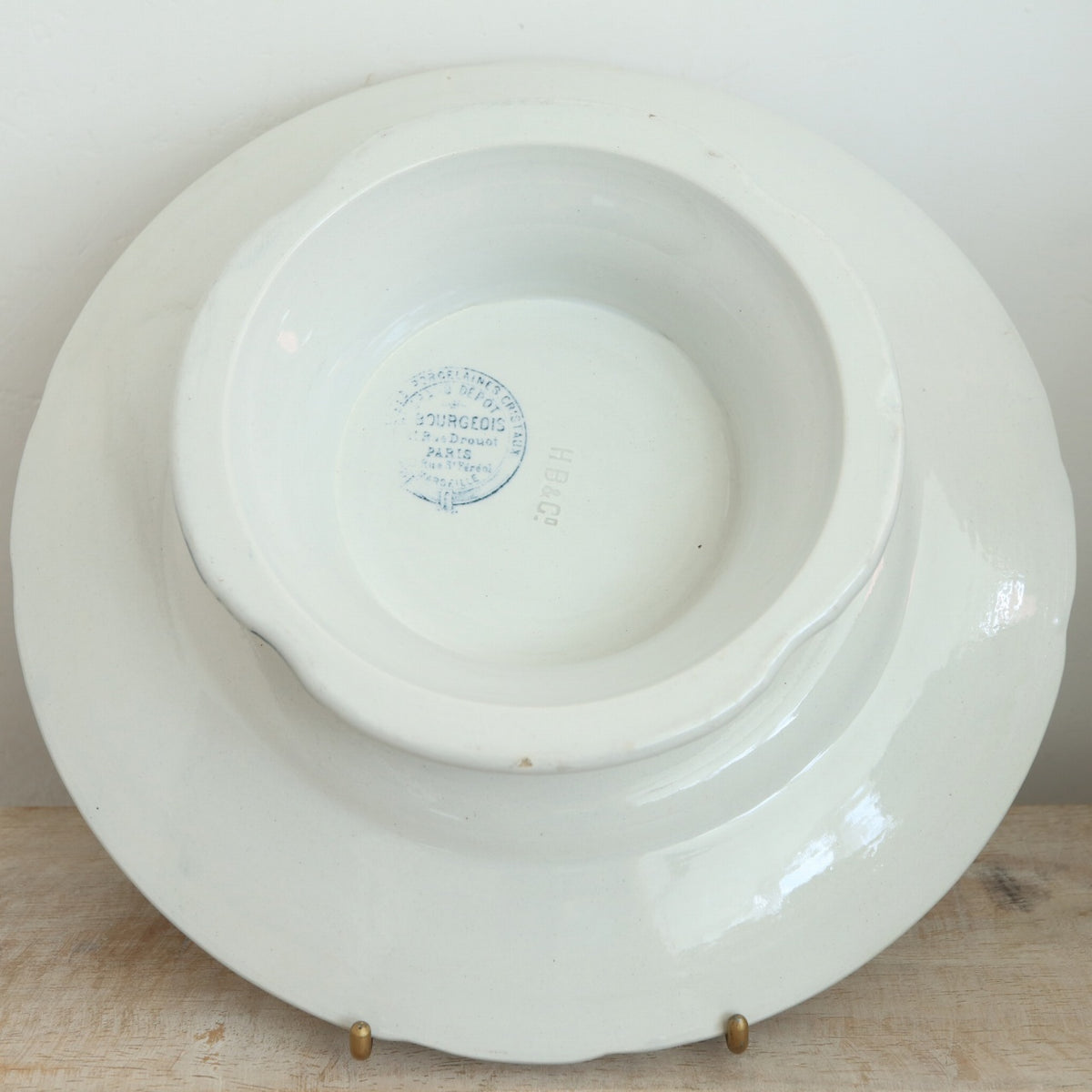 アンティーク コンポティエ VILLARS フランス ショワジールロワ製 CHOISY LE ROI