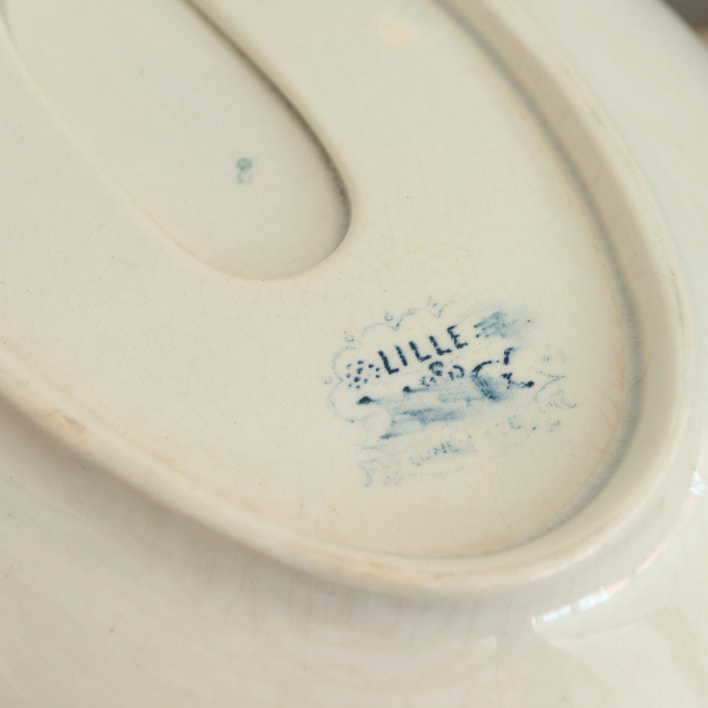 アンティーク ソーシエール LILLE フランス リュネヴィル製 KG Luneville