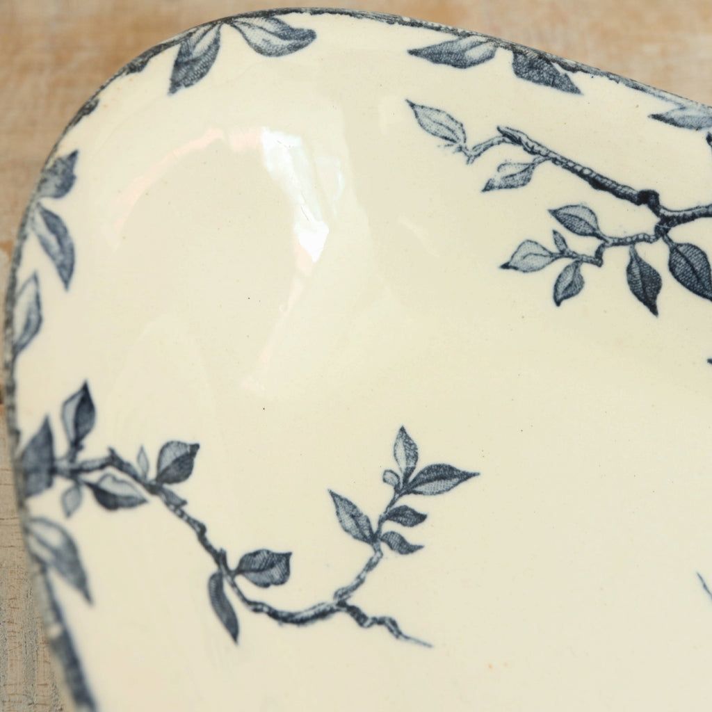 アンティーク ラヴィエ オーバル皿 ツバメ OXFORD フランス ショワジールロワ製 CHOISY LE ROI