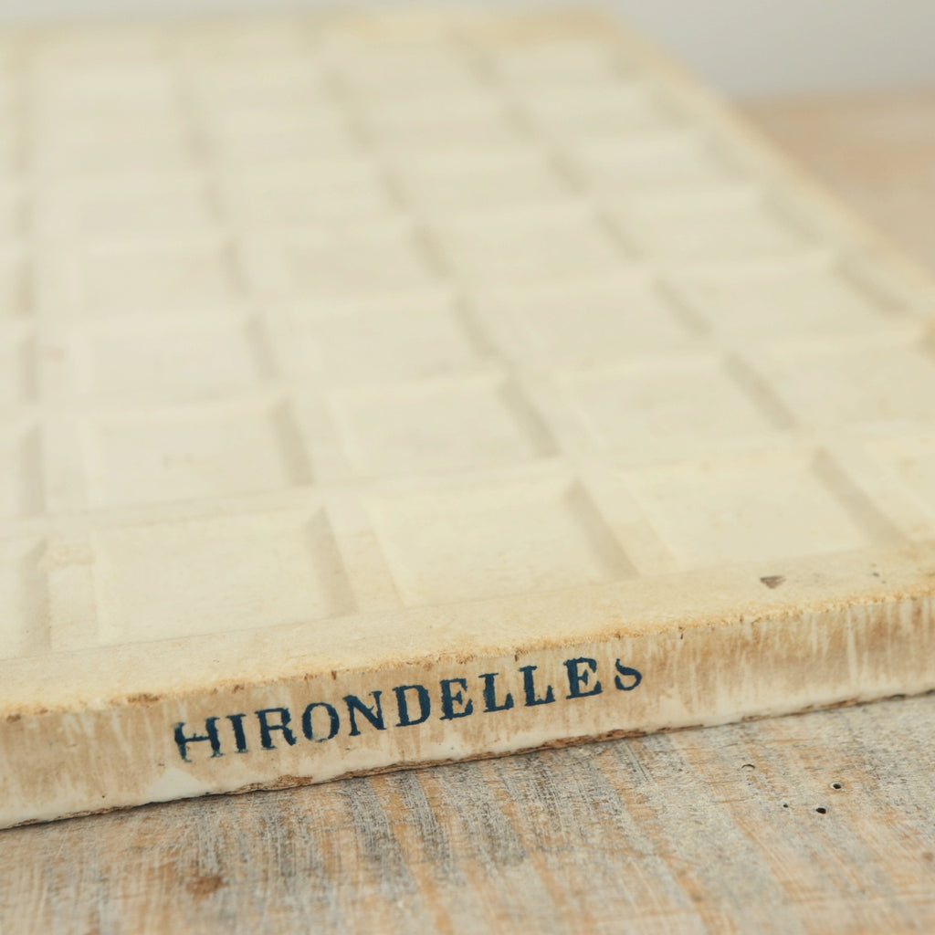 アンティーク タイル ツバメ HIRONDELLES フランス ロンウィー製 LONGWY