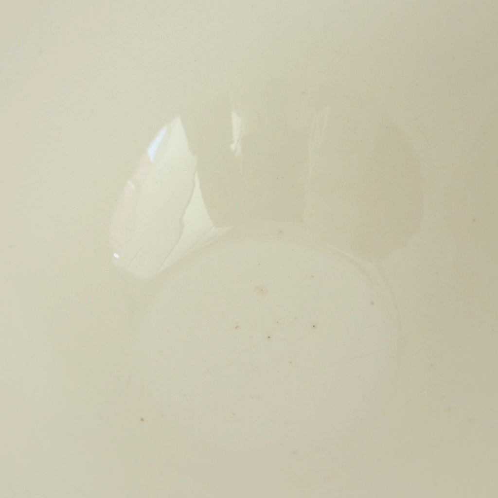 アンティーク カフェオレボウル 水色 ドット 水玉 フランス ディゴワン&サルグミンヌ製 DIGOIN & SARREGUEMINES