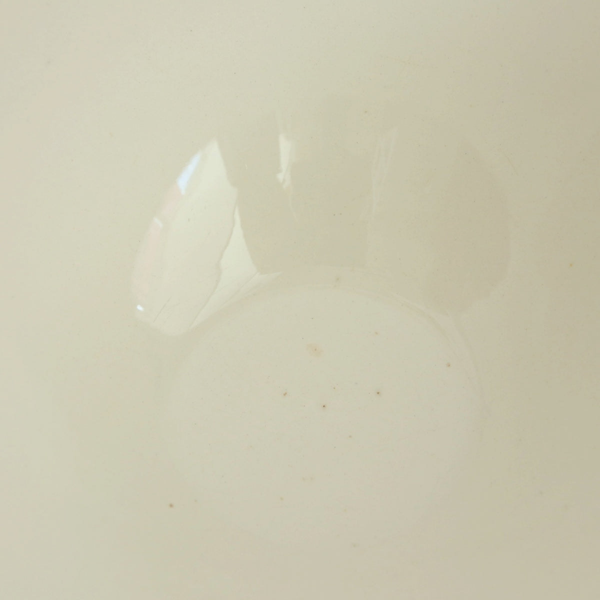 アンティーク カフェオレボウル 水色 ドット 水玉 フランス ディゴワン&サルグミンヌ製 DIGOIN & SARREGUEMINES