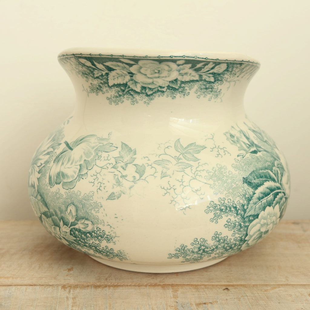 アンティーク ピシェ JARDINIERE フランス サルグミンヌ製 U&C SARREGUEMINES