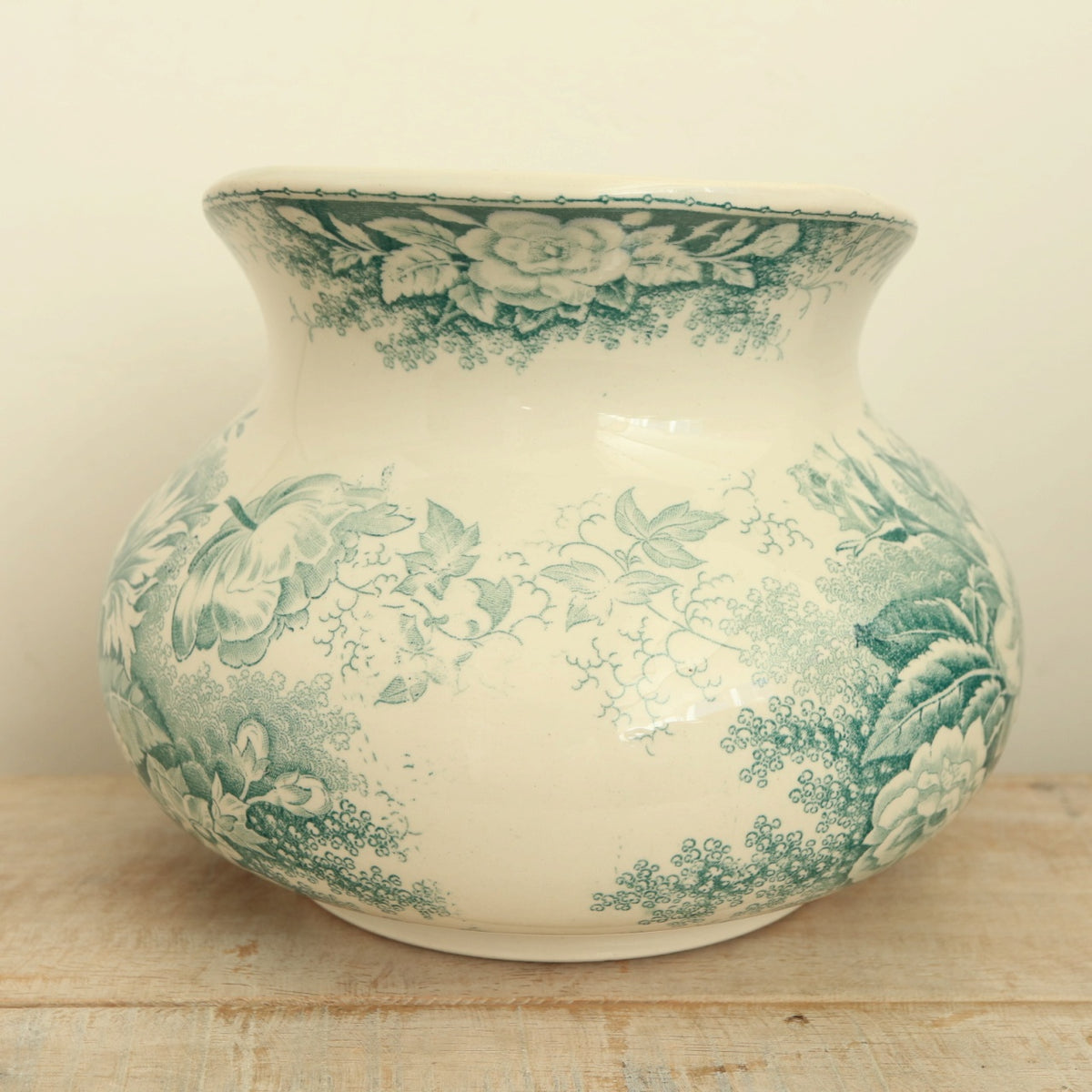 アンティーク ピシェ JARDINIERE フランス サルグミンヌ製 U&C SARREGUEMINES