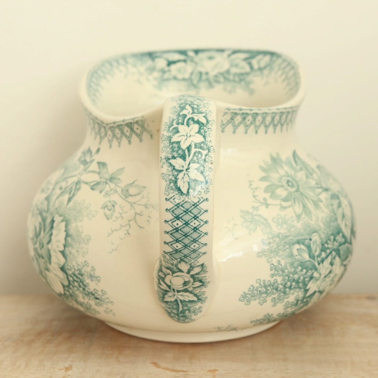 アンティーク ピシェ JARDINIERE フランス サルグミンヌ製 U&C