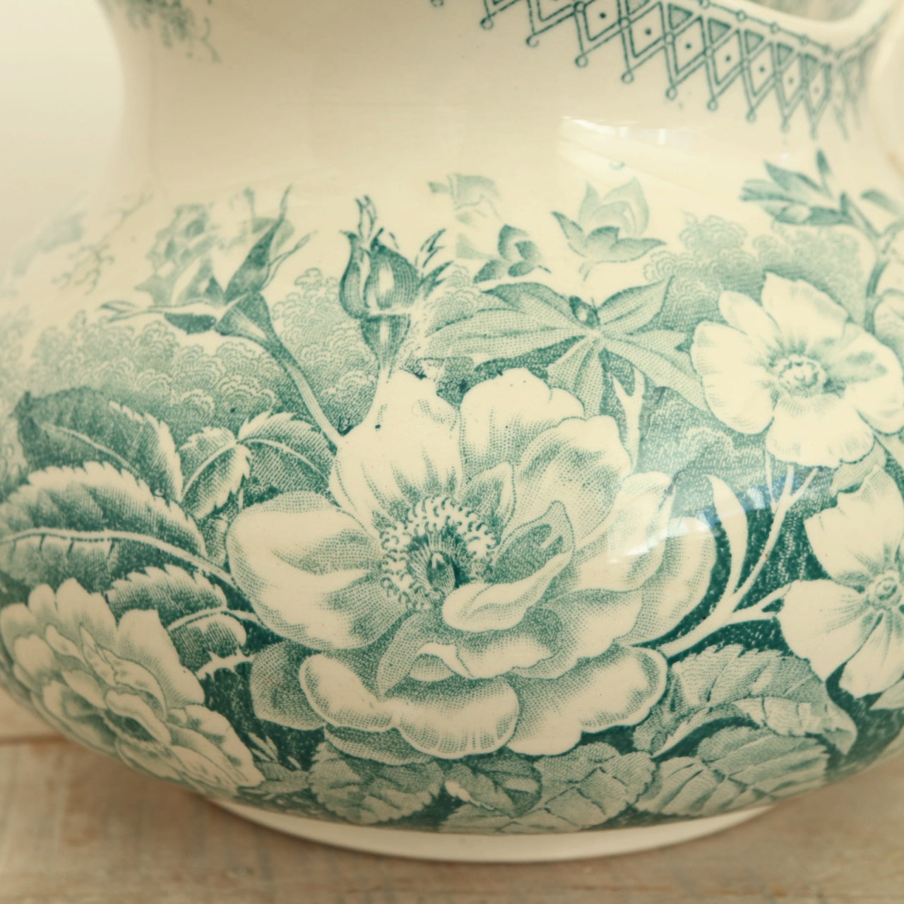 アンティーク ピシェ JARDINIERE フランス サルグミンヌ製 U&C