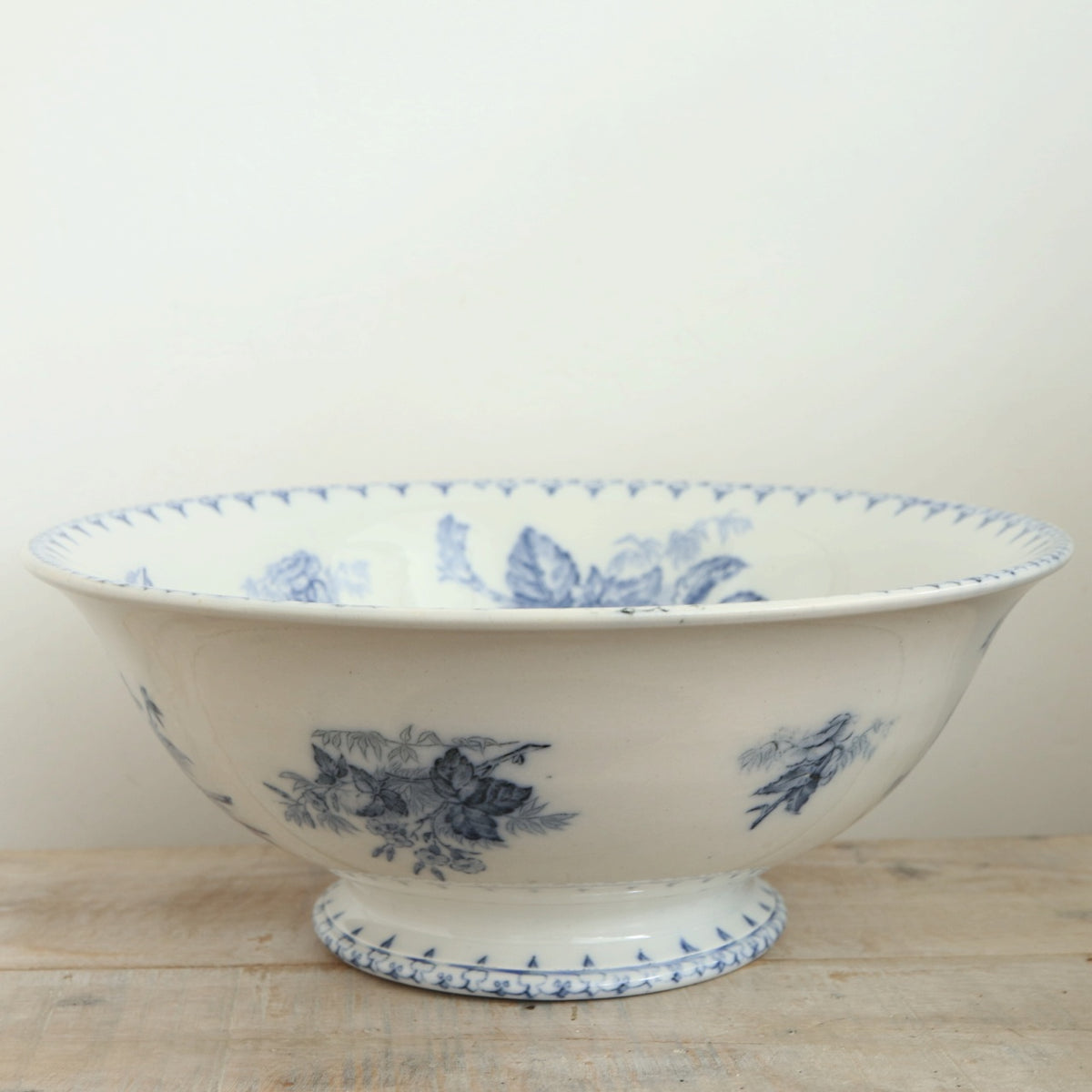 アンティーク サラディエール FLORE フランス サルグミンヌ製 U&C SARREGUEMINES