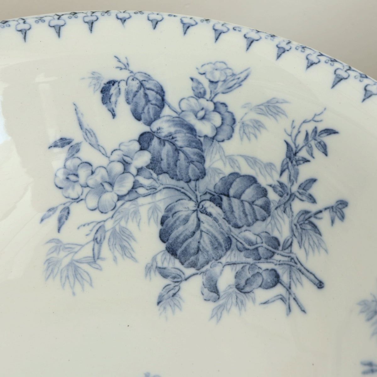 アンティーク サラディエール FLORE フランス サルグミンヌ製 U&C SARREGUEMINES