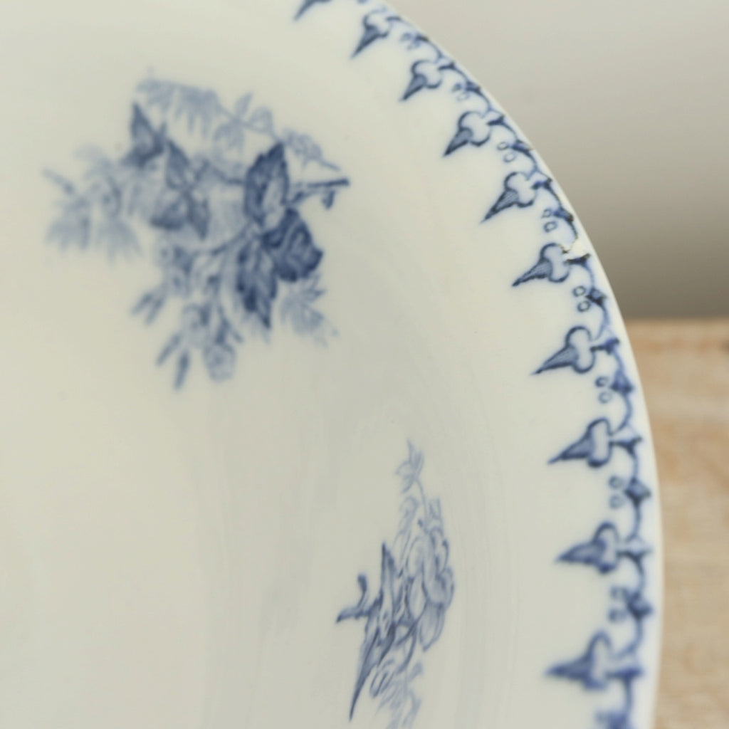 アンティーク サラディエール FLORE フランス サルグミンヌ製 U&C SARREGUEMINES