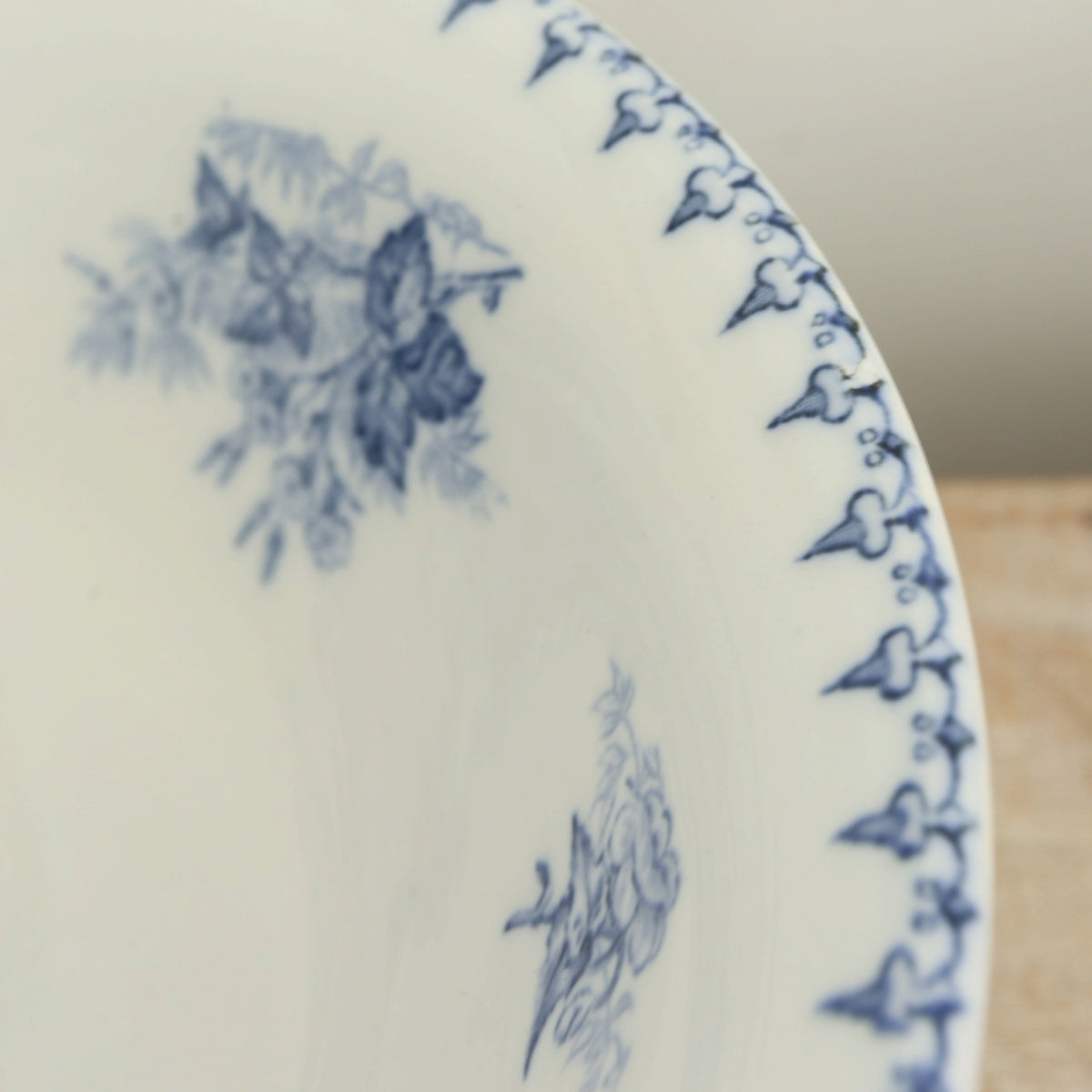 アンティーク サラディエール FLORE フランス サルグミンヌ製 U&C SARREGUEMINES