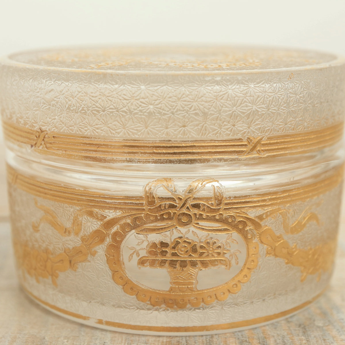 アンティーク コフレ 小物入れ SAPHO フランス サンルイ製 Saint Louis