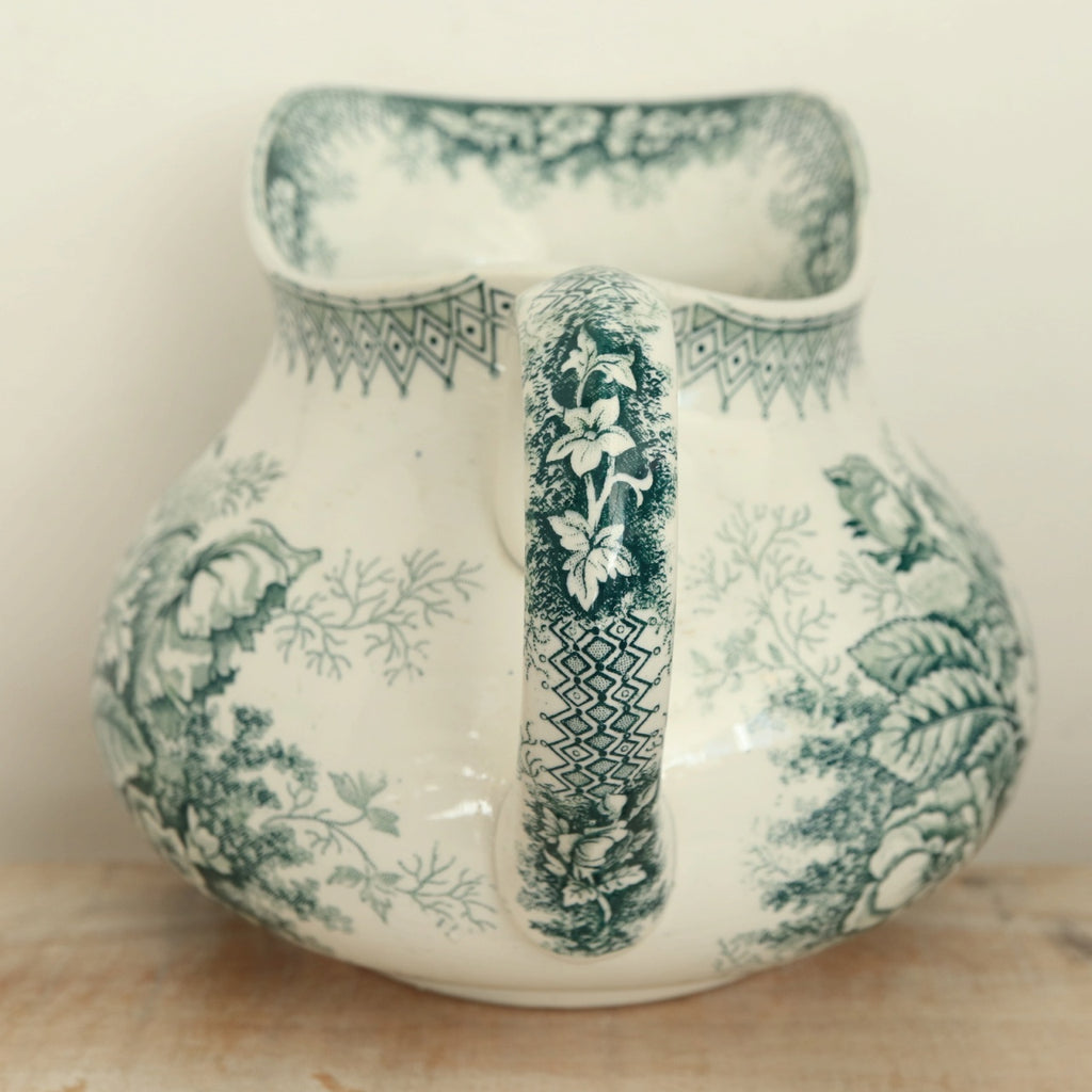 アンティーク ピシェ JARDINIERE フランス サンタマン製 SAINT AMAND HAMAGE NORD