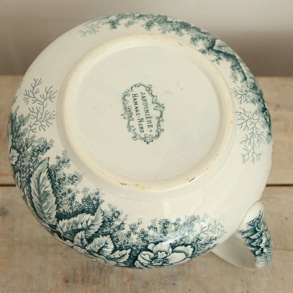 アンティーク ピシェ JARDINIERE フランス サンタマン製 SAINT AMAND HAMAGE NORD