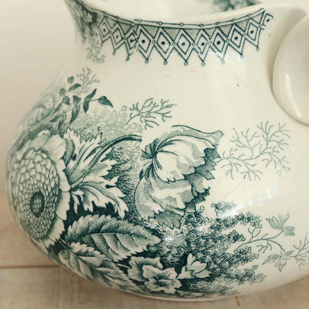 アンティーク ピシェ JARDINIERE フランス サンタマン製 SAINT AMAND HAMAGE NORD