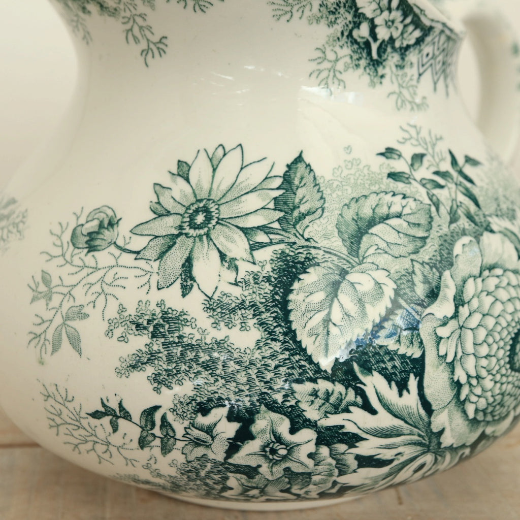 アンティーク ピシェ JARDINIERE フランス サンタマン製 SAINT AMAND HAMAGE NORD