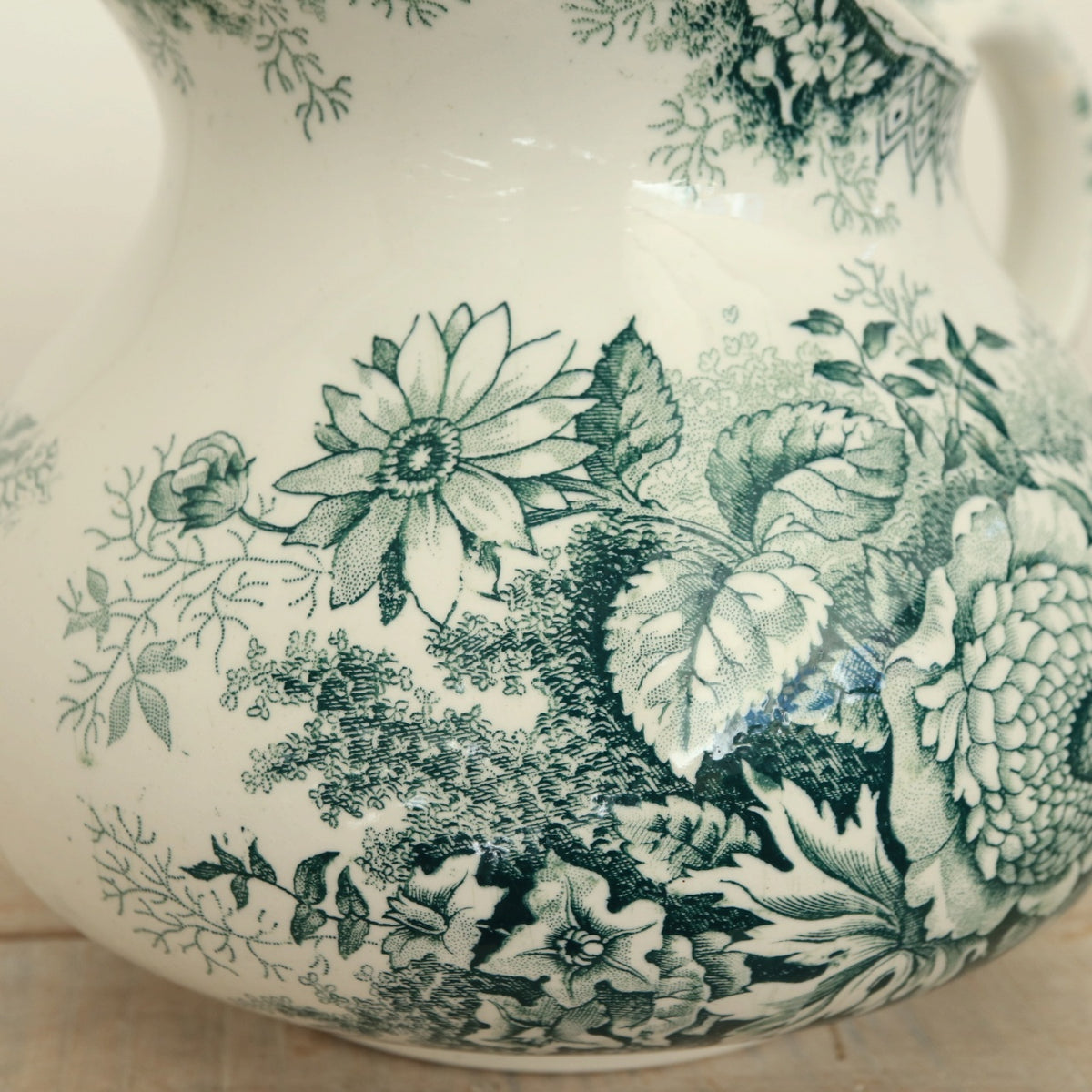 アンティーク ピシェ JARDINIERE フランス サンタマン製 SAINT AMAND HAMAGE NORD