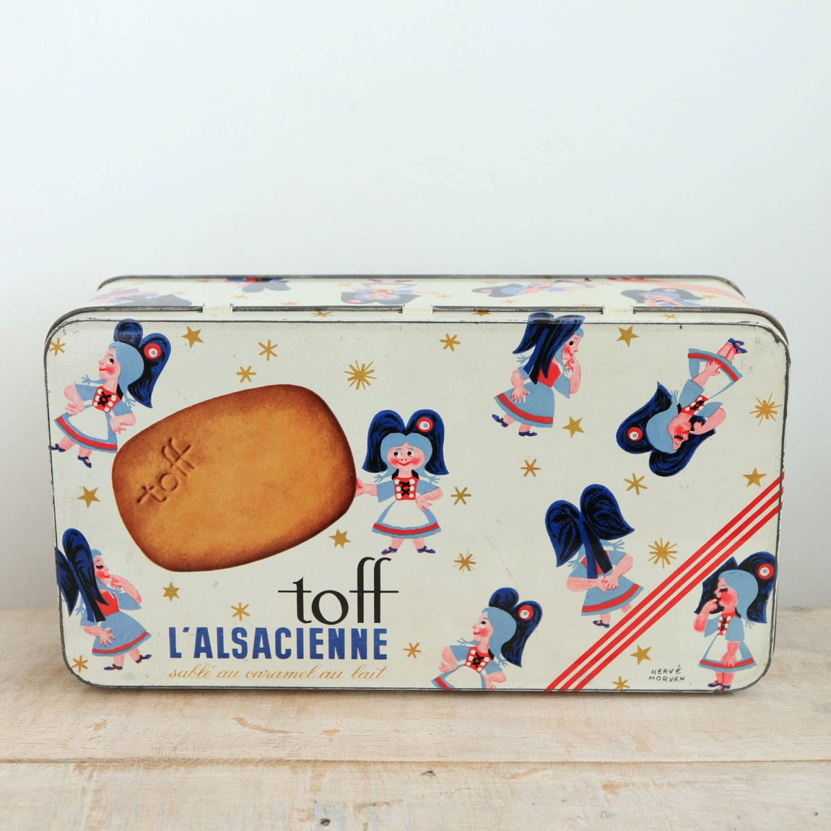 エルベ・モルバン アルザシェンヌ ビスケット缶 toff L'ALSACIENNE