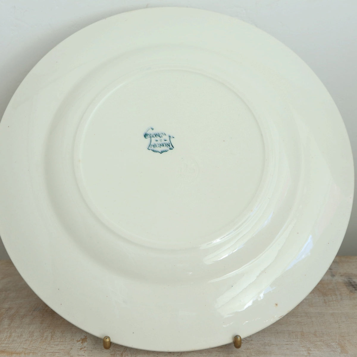 アンティーク プレート 小鳥 皿 MIGNON フランス ロンウィー製 LONGWY