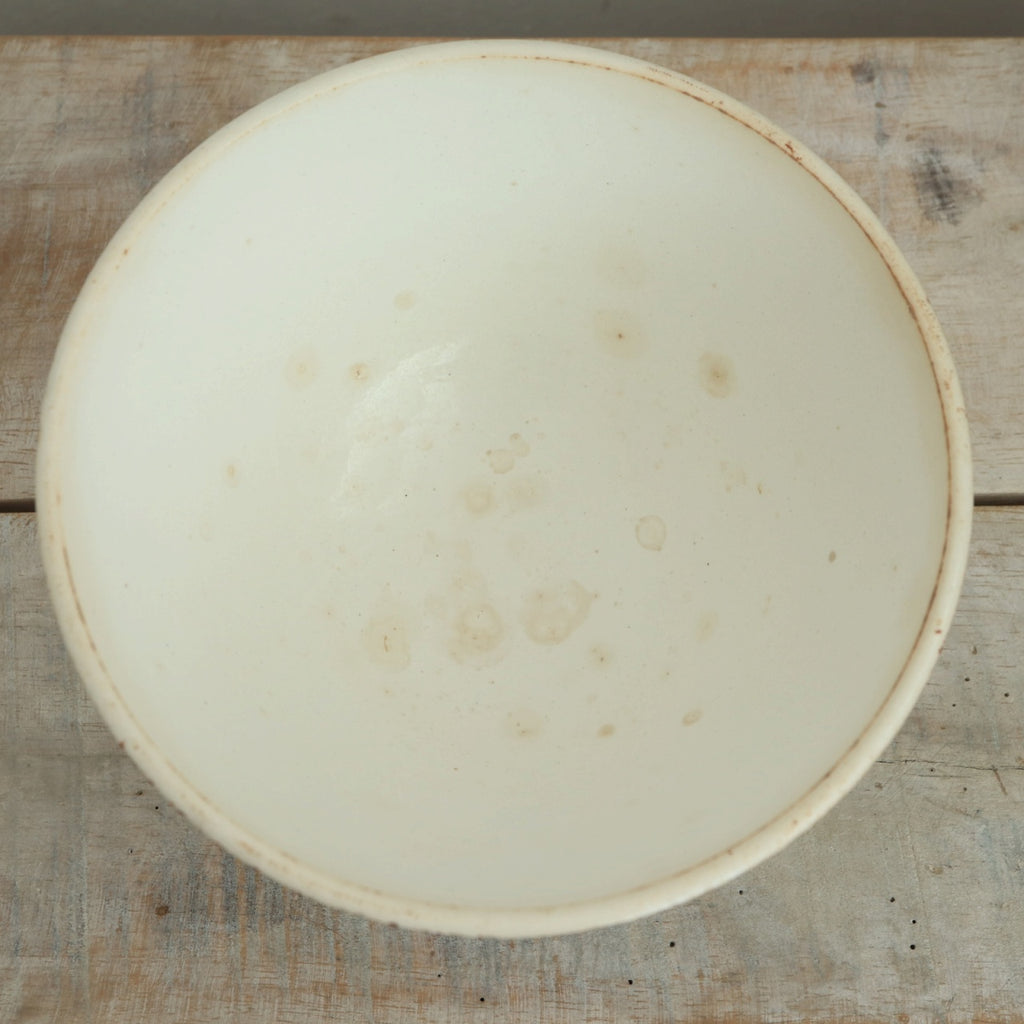 アンティーク カフェオレボウル フランス サルグミンヌ製 OPAQUE DE SARREGUEMINES