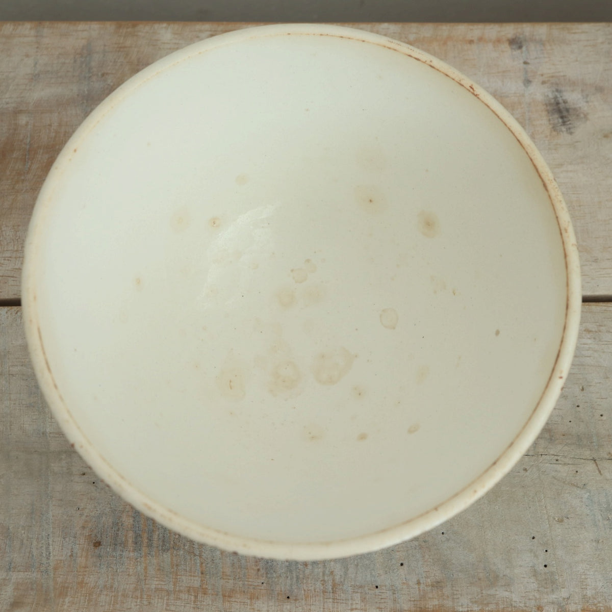 アンティーク カフェオレボウル フランス サルグミンヌ製 OPAQUE DE SARREGUEMINES