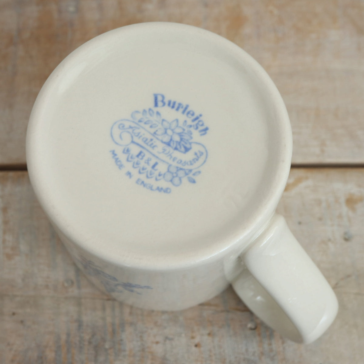 バーレイ Burleigh ブルーアジアティックフェザンツ マグカップ