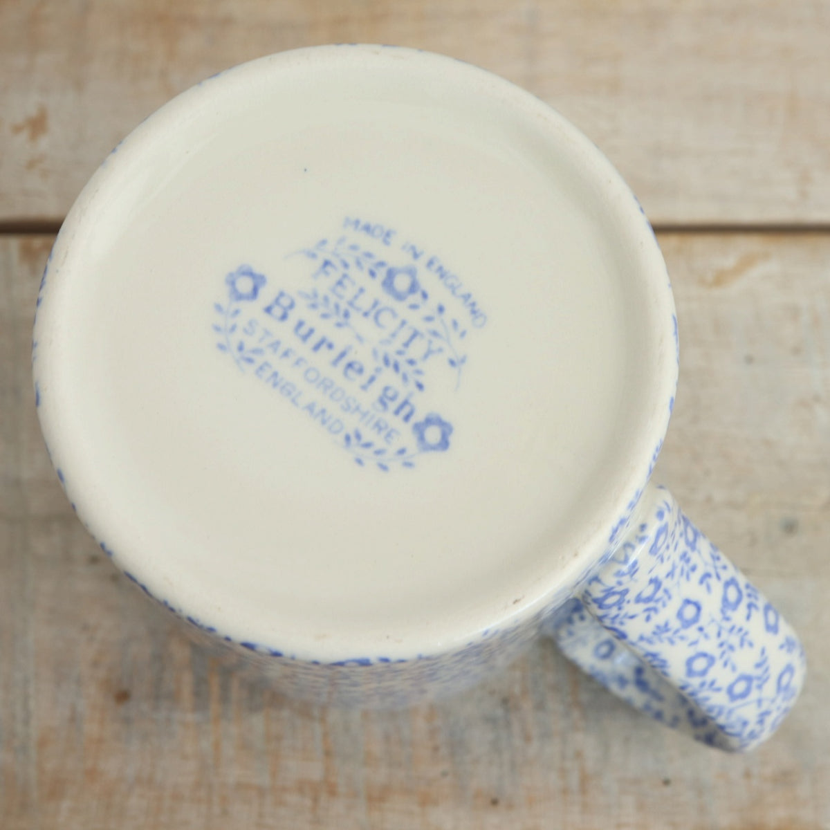 バーレイ Burleigh ブルーフェリシティ マグカップ