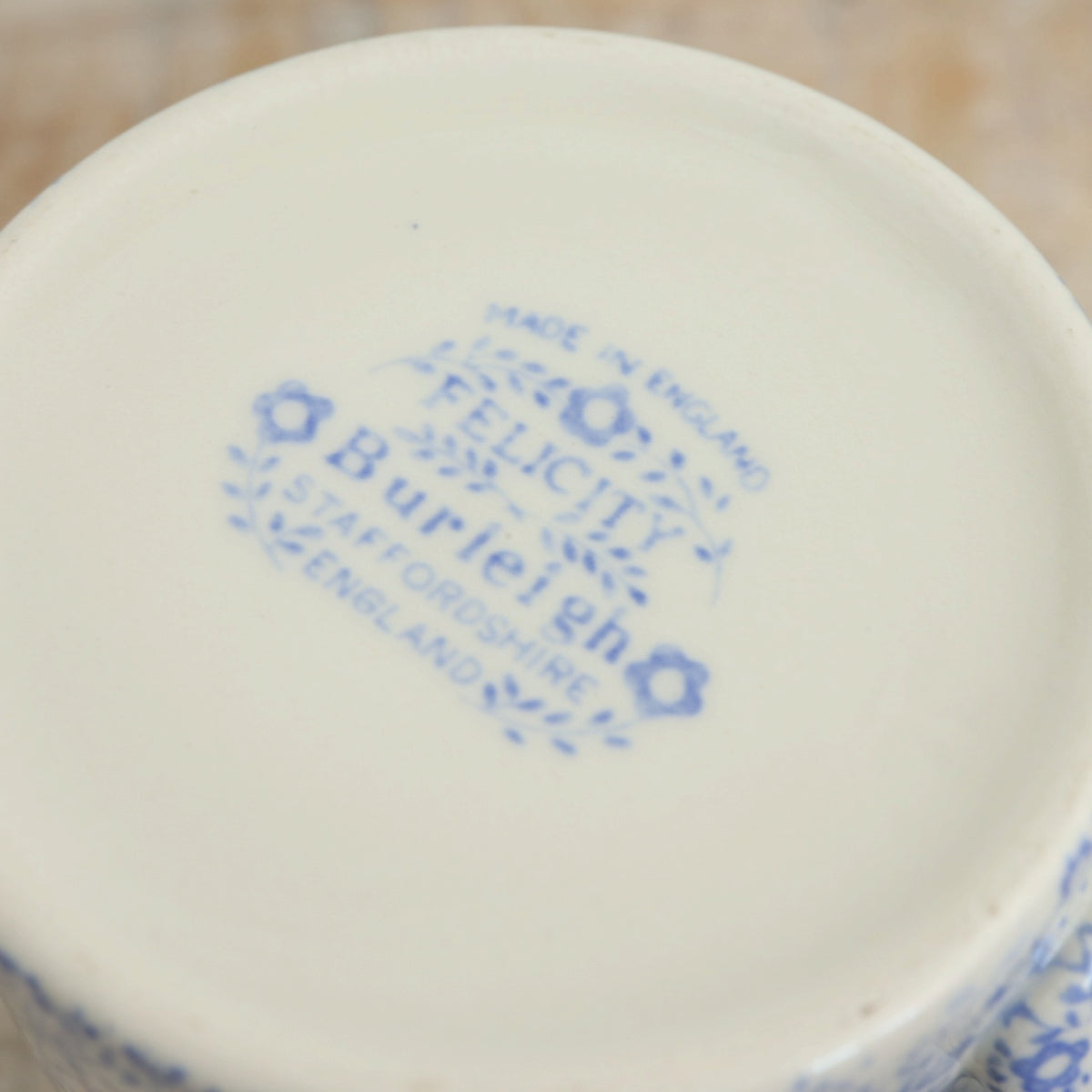 バーレイ Burleigh ブルーフェリシティ マグカップ